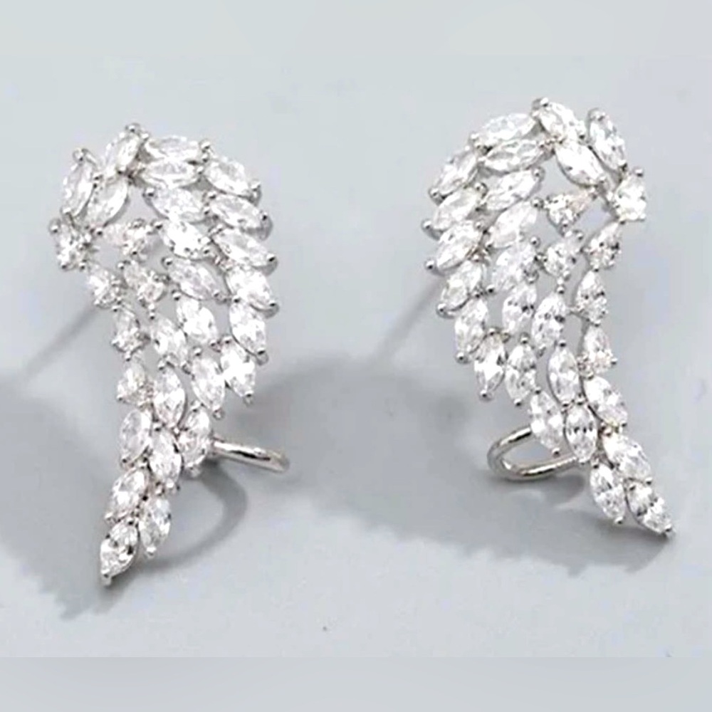 Pair Angel Wing Bing Earrings